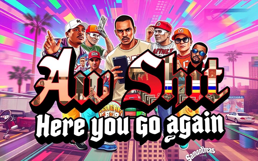 Memetic evolution of GTA San Andreas quote