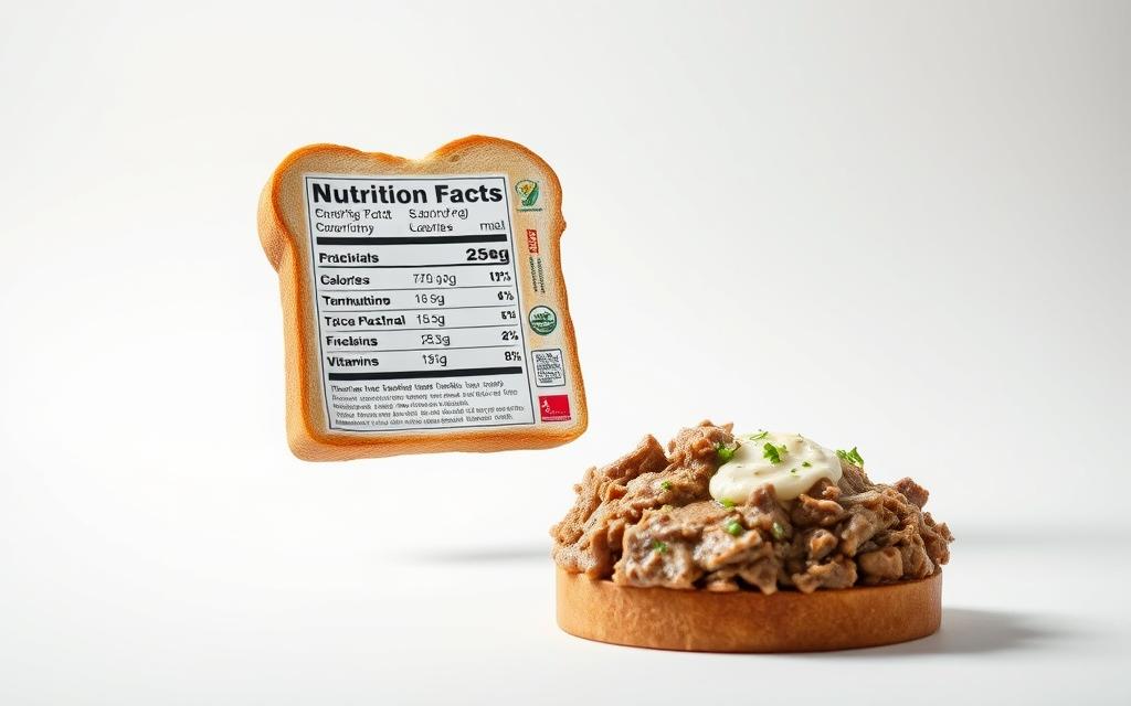 Shit on a Shingle nutritional analysis