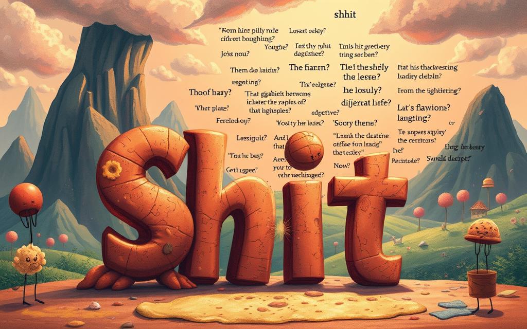 grammar versatility of shit