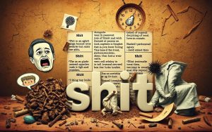 The Many Meanings and Uses of the Word Shit shit