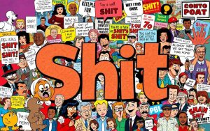 shit in pop culture media