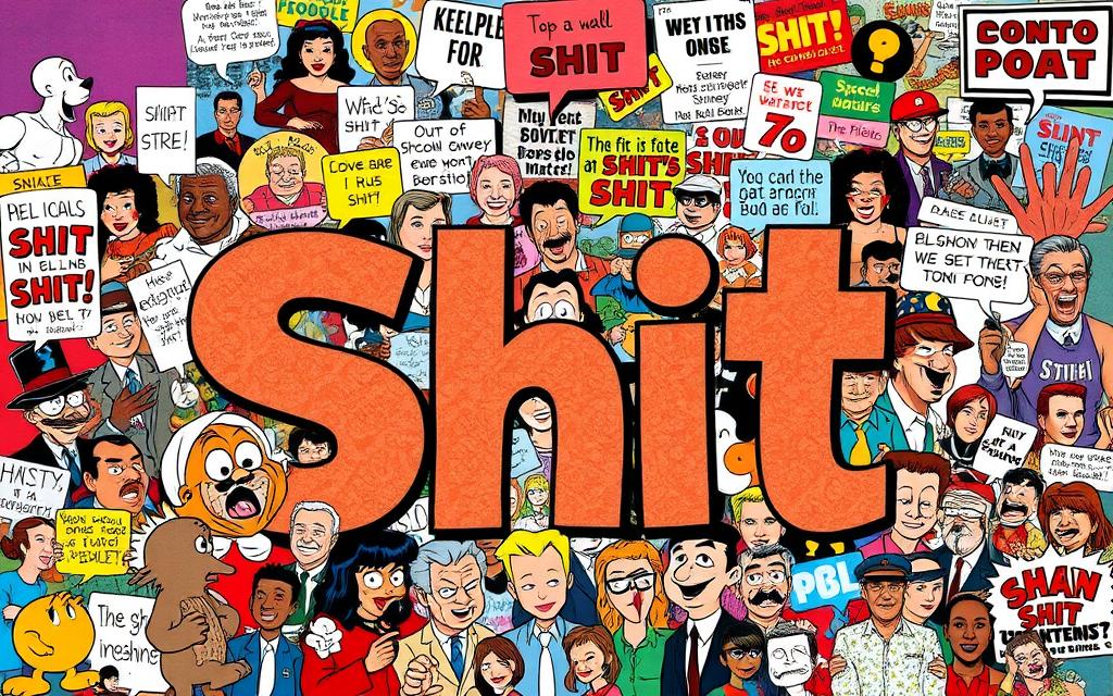 shit in pop culture media